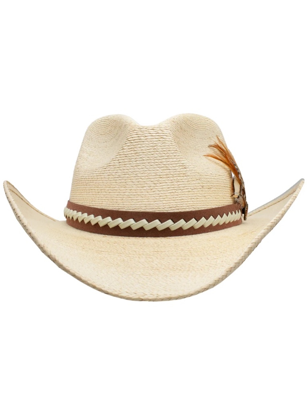 LANEY WILSON CHARLIE 1 HORSE WOMEN'S STRAW "ROAD RUNNER" COWBOY HAT Size M NWT - Picture 7 of 16